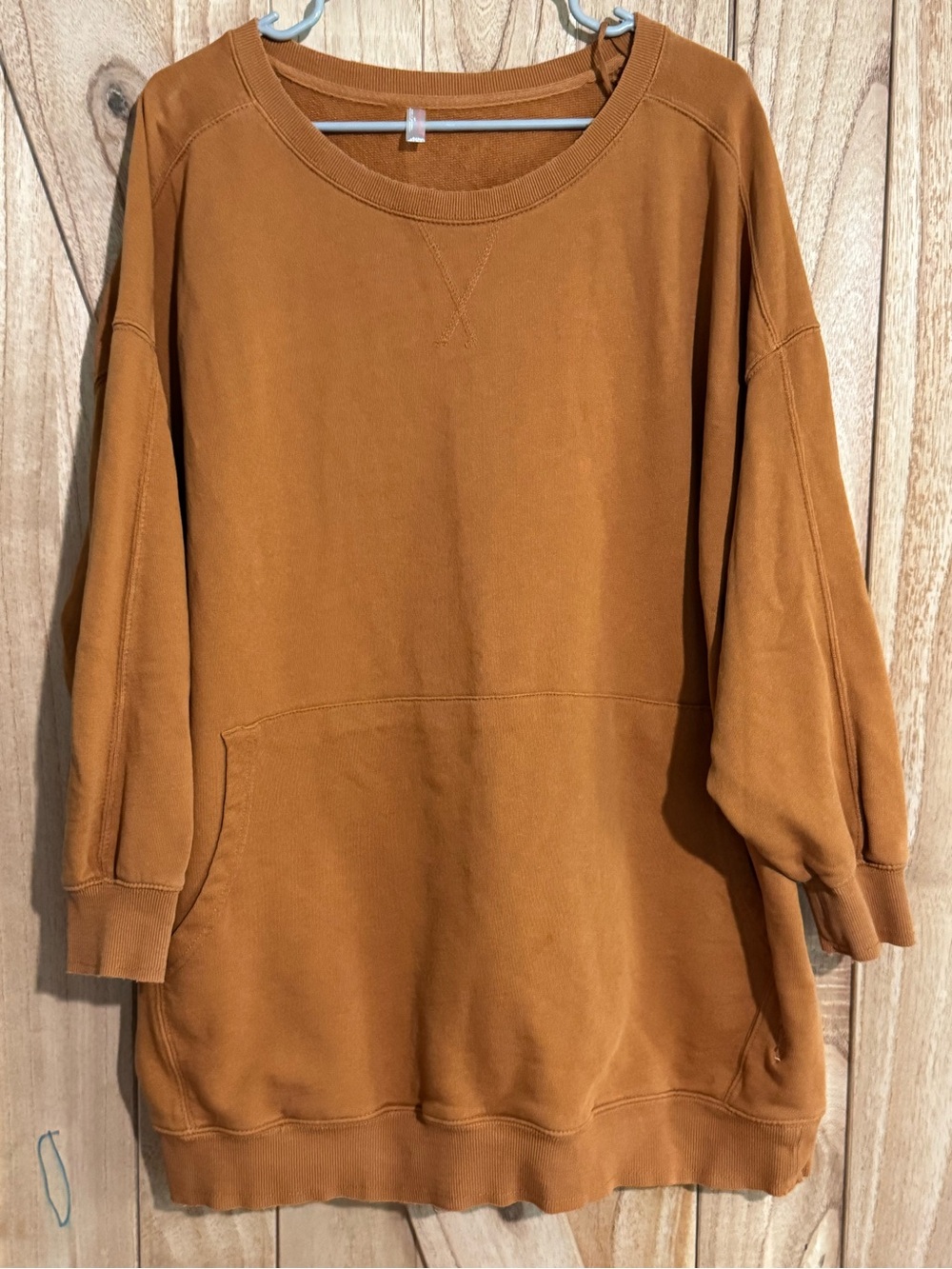 FP Movement by Free People Oversized Crew Sweatshirt in Burnt Orange